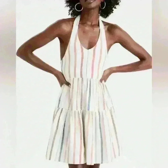 American Eagle Outfitters Dresses & Skirts - AE Stripped Halter Dress
